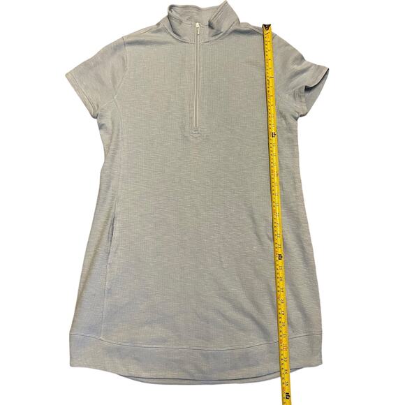 Legendary Outfitters Blue Quarter Zip Front Knit Dress Size Large NWOT - Picture 4 of 5